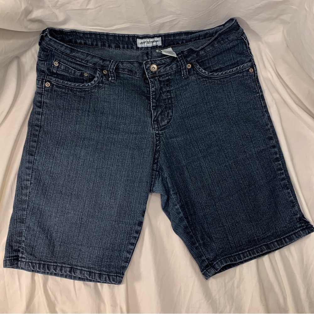 Hot Bottoms Jean Shorts with Stretch Size: 16